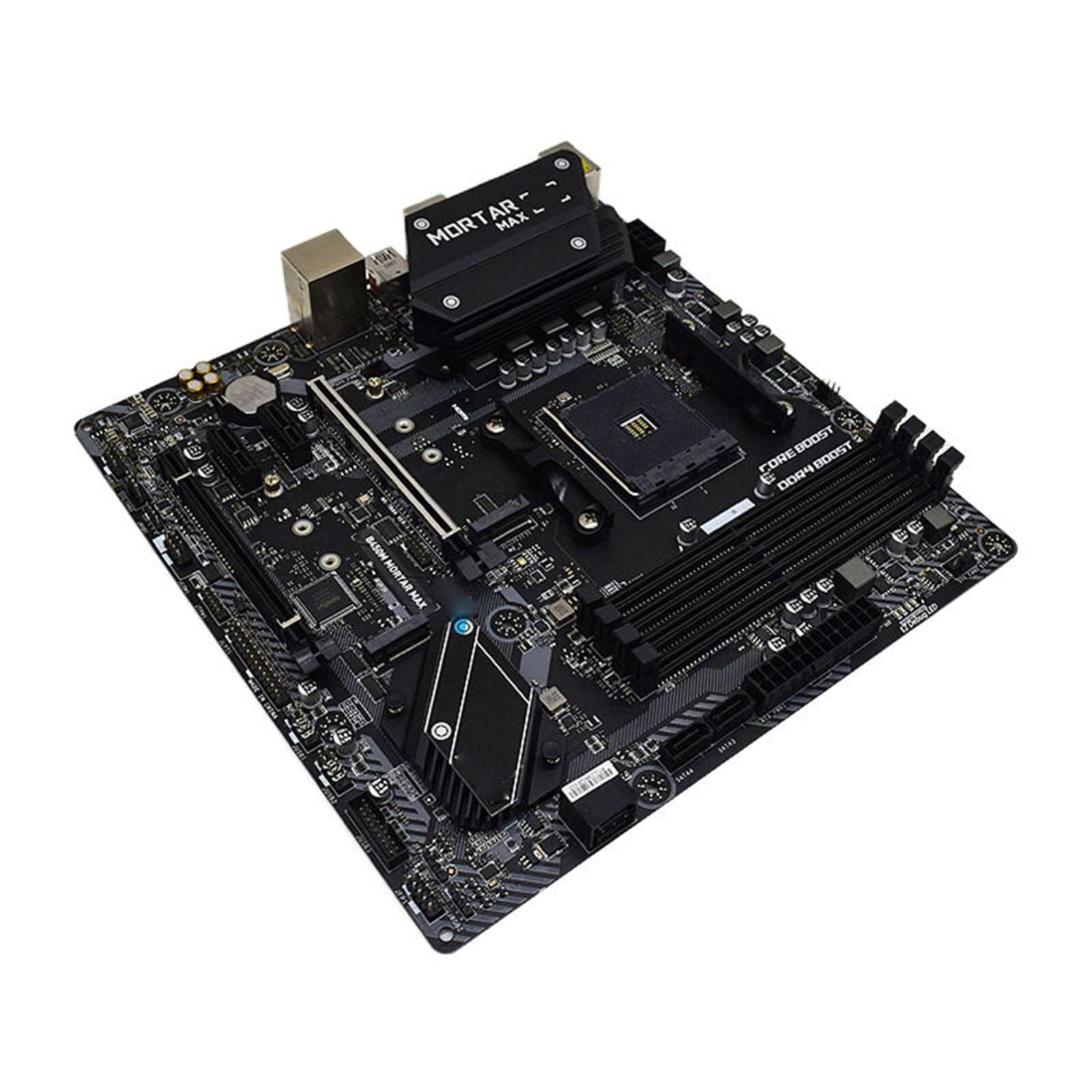 MSI B450M Mortar MAX AMD B450 AM4 Gaming Motherboard - Supports Ryzen 5 3600/5600X CPUs, DDR4 64GB RAM, M.2 SSD, PCI-E 3.0 x16, HDMI & USB 3.2 - Perfect for Gaming PCs, Workstations & Home Office Setups
