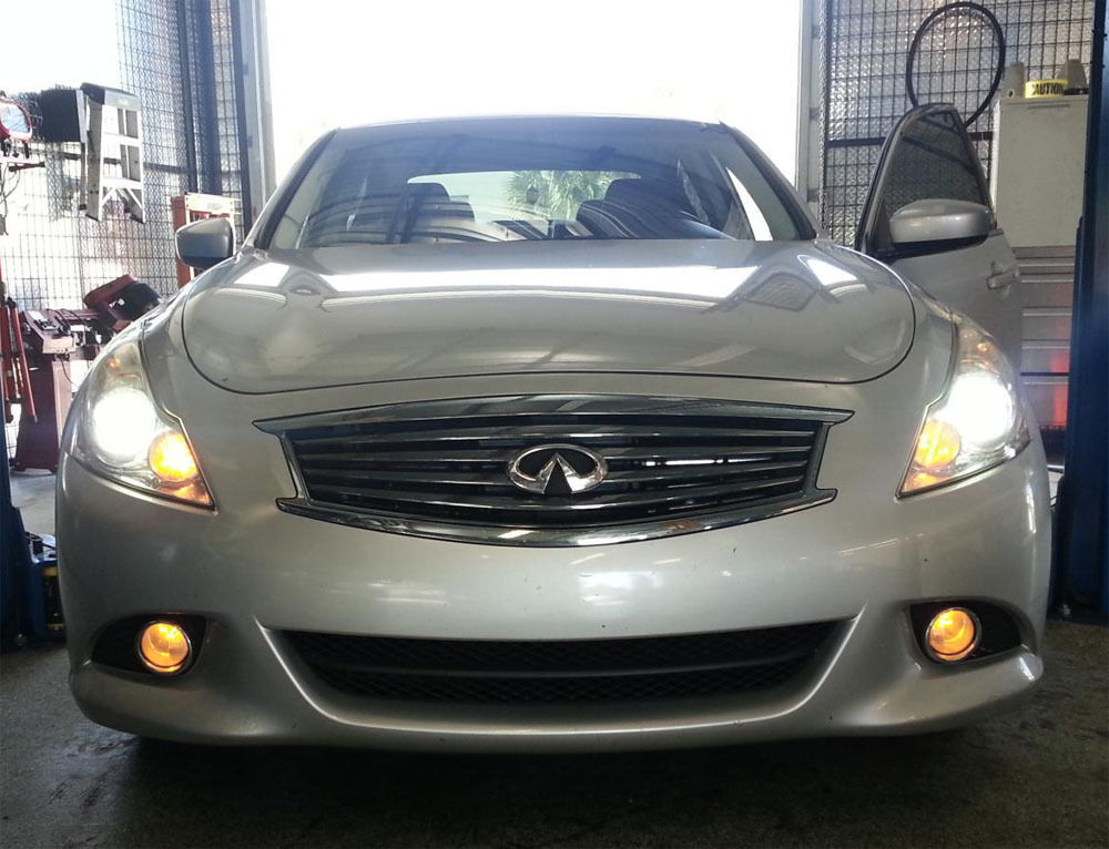 H11 Halogen Fog Light Replacement Lamp for Nissan Infiniti - Left & Right Side - Durable Fog Lights for Night Driving & Bad Weather Conditions