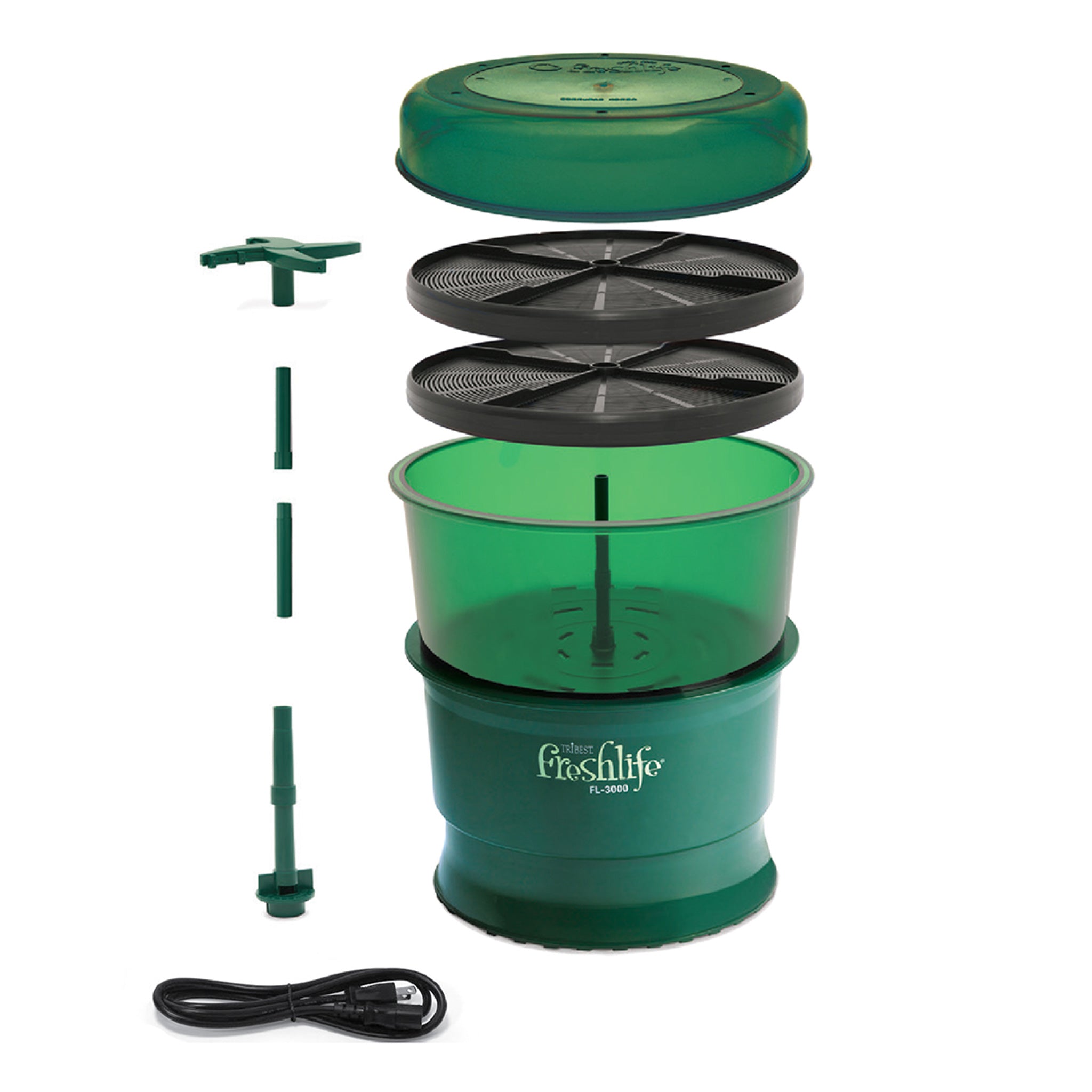 Freshlife® 3000 Automatic Sprouter - Hydroponic Indoor Garden System for Growing Organic Sprouts, Microgreens & Wheatgrass | Perfect for Healthy Eating, Juicing & Home Gardening