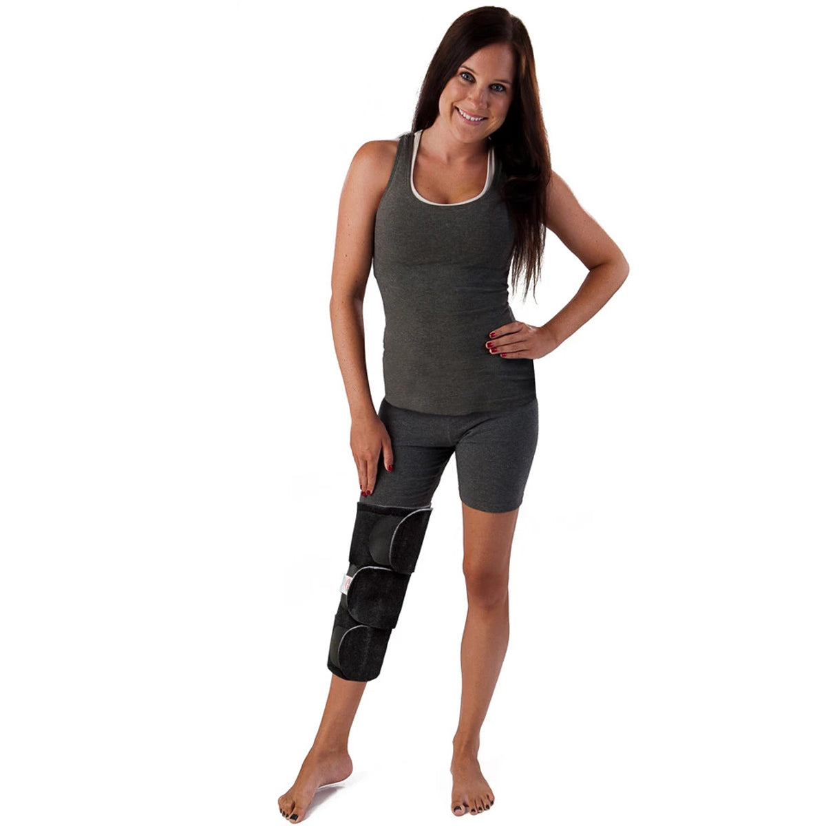 Ice Rider Compression Knee Wrap - Support & Pain Relief for Running, Basketball & Workouts - Adjustable & Breathable Knee Brace for Active Lifestyles
