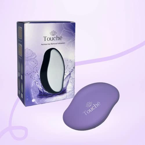 Touche Crystal Hair Remover & Eraser - Fast, Painless Hair Removal Tool for Men & Women | Smooth Skin at Home, Salon, or Travel