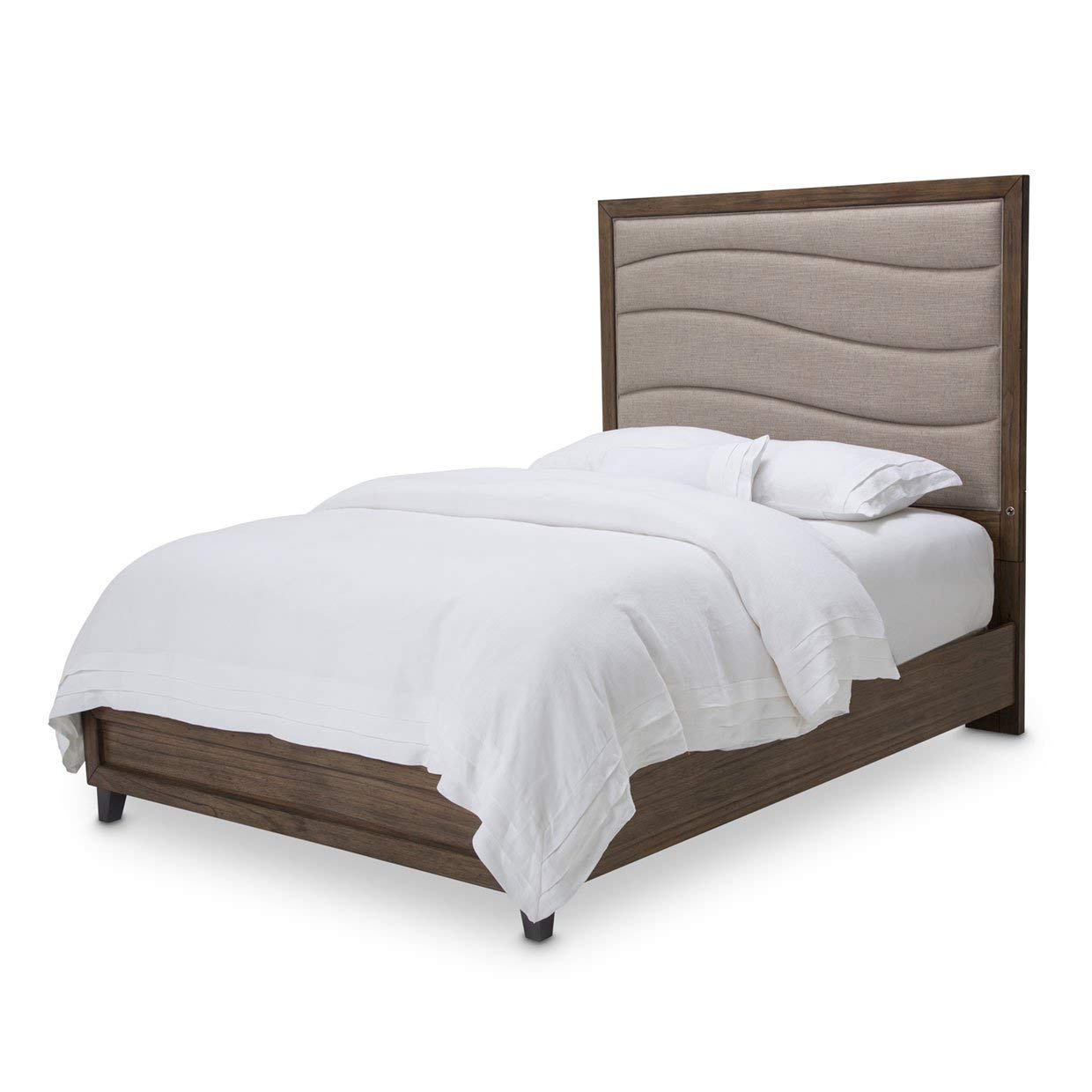 Amini Del Mar Sound 5-Piece King Size Bedroom Set with Dresser & Nightstands - Coastal Style Bed Frame, Chest & Furniture for Master Bedroom Decor