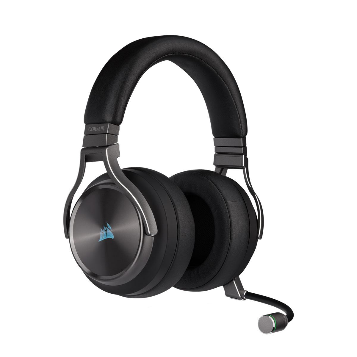 Corsair VIRTUOSO SE RGB Wireless Hi-Fi Gaming Headset with Microphone - Gunmetal - Premium Sound for PC, PS5, Xbox & Streaming
