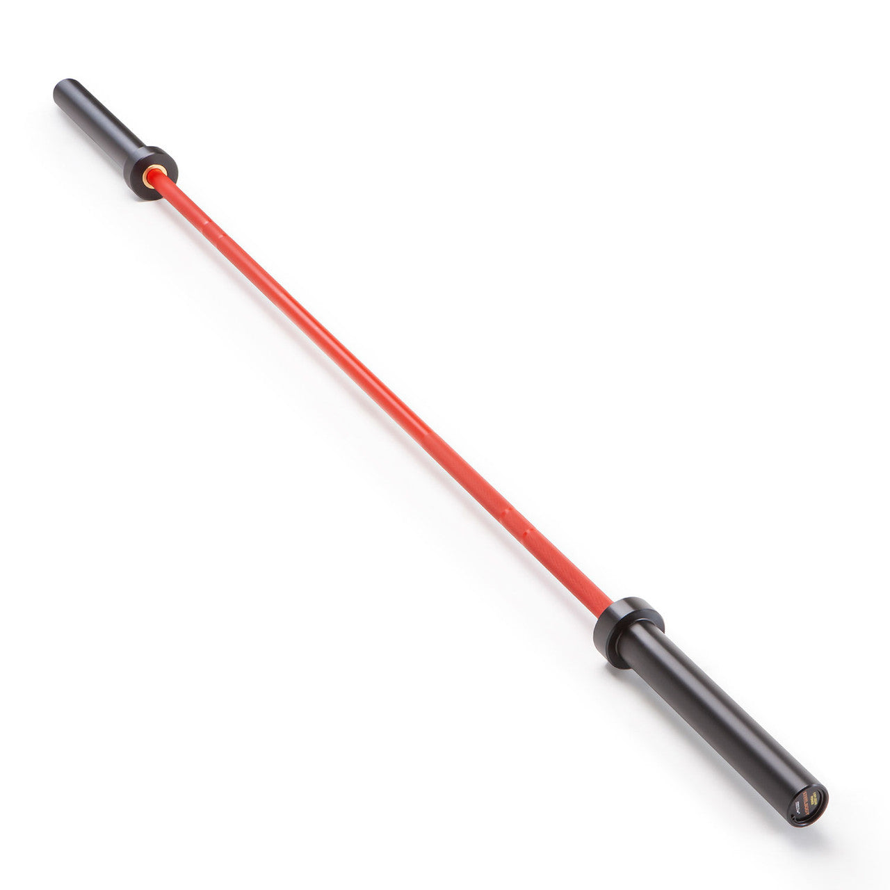 SteelBody STB 1000RB 35lb Olympic Barbell for Women - Red & Black Weightlifting Bar for CrossFit, Home Gym & Strength Training
