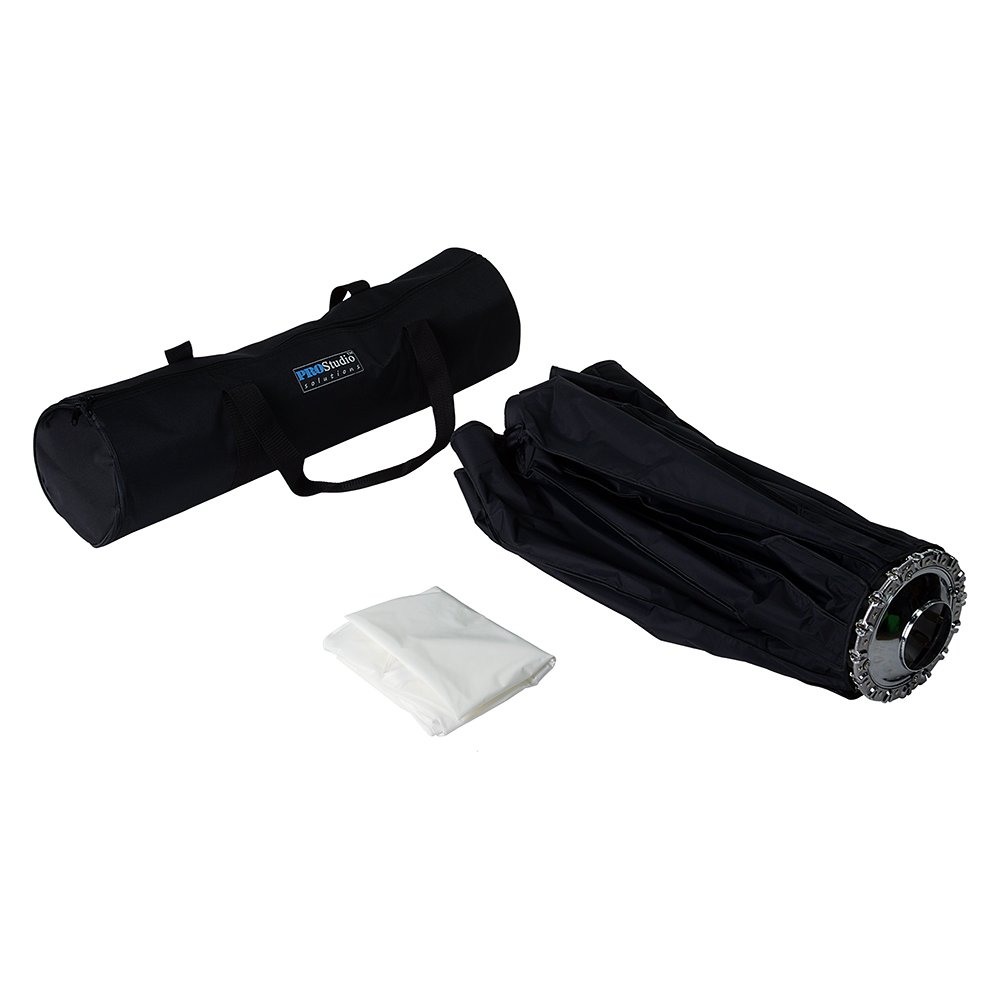 Pro Studio Solutions EZ-Pro 48in (120cm) Beauty Dish Softbox Combo with Multiblitz P Speedring - Collapsible Soft Light Modifier for Strobe, Flash & Monolights - Perfect for Portrait, Fashion & Beauty Photography