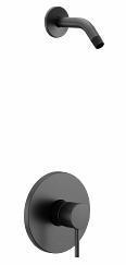 Moen Align M Core 2 Series Shower Trim Kit in Matte Black (UT2192NHBL) - Shower Valve Trim Without Shower Head - Perfect for Bathroom Renovation & Modern Home Upgrades