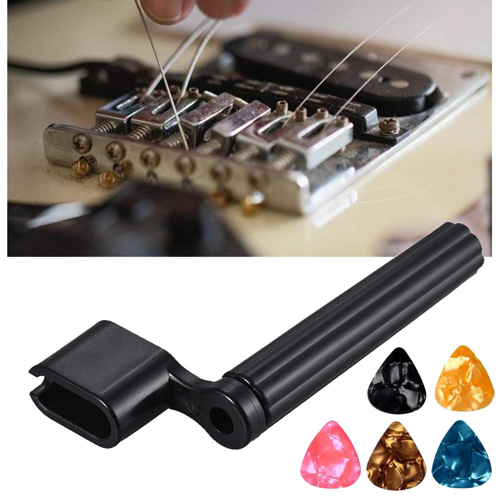 72PCS Professional Guitar Repair & Maintenance Tool Kit with Strings, Picks, Bridge Pins & Gauge - Complete Guitar Accessories Set for Acoustic, Electric Guitar, Ukulele, Bass & Banjo - Perfect for Musicians, DIY Repairs & Home Studio Use