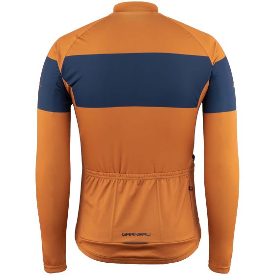 Louis Garneau 2022 Men's Rugged Long Sleeve Cycling Jersey - Breathable Moisture-Wicking Bike Shirt for Road & Mountain Biking | Perfect for Cool Weather Training & Outdoor Adventures