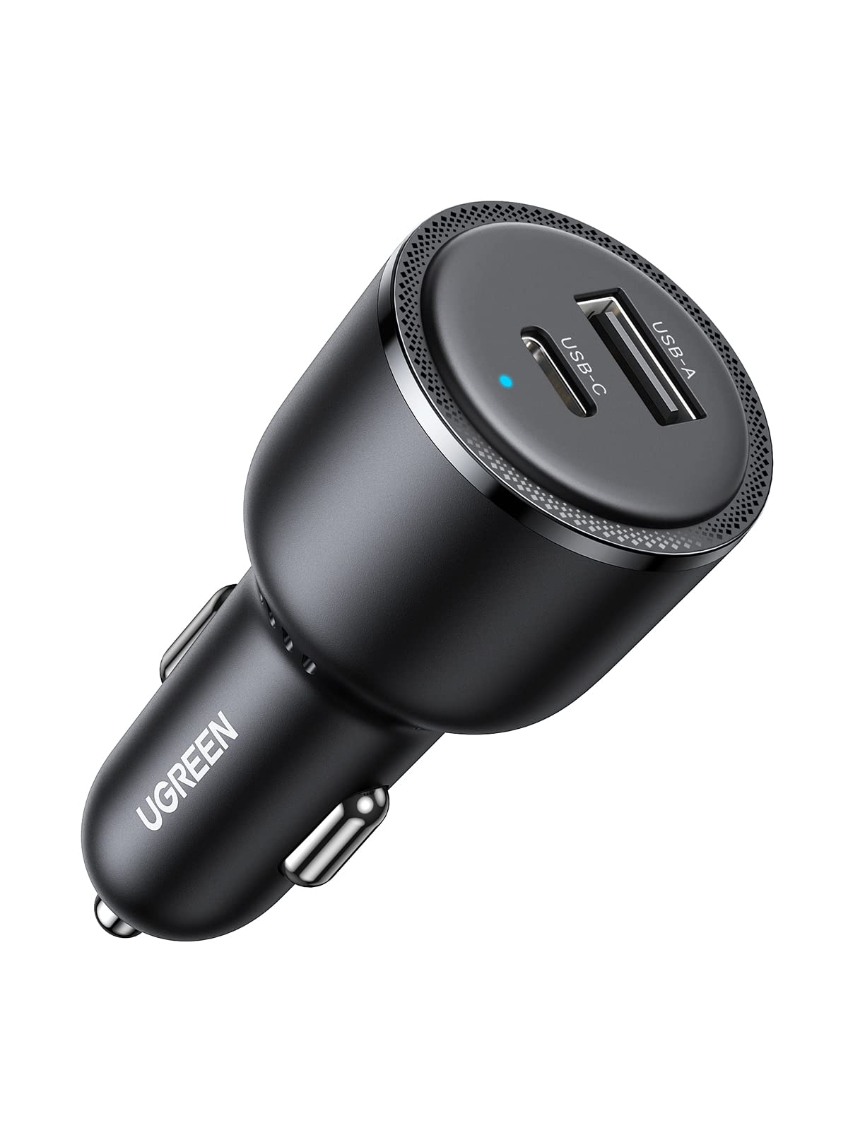 UGREEN 63W USB C Car Charger with 45W PPS & 30W PD QC 3.0 Fast Charging - Compatible with iPhone 16/15/14 Pro Max Plus, Galaxy S24/S23/S22 Ultra, MacBook, iPad Pro/Air/Mini - Perfect for Road Trips & Daily Commute