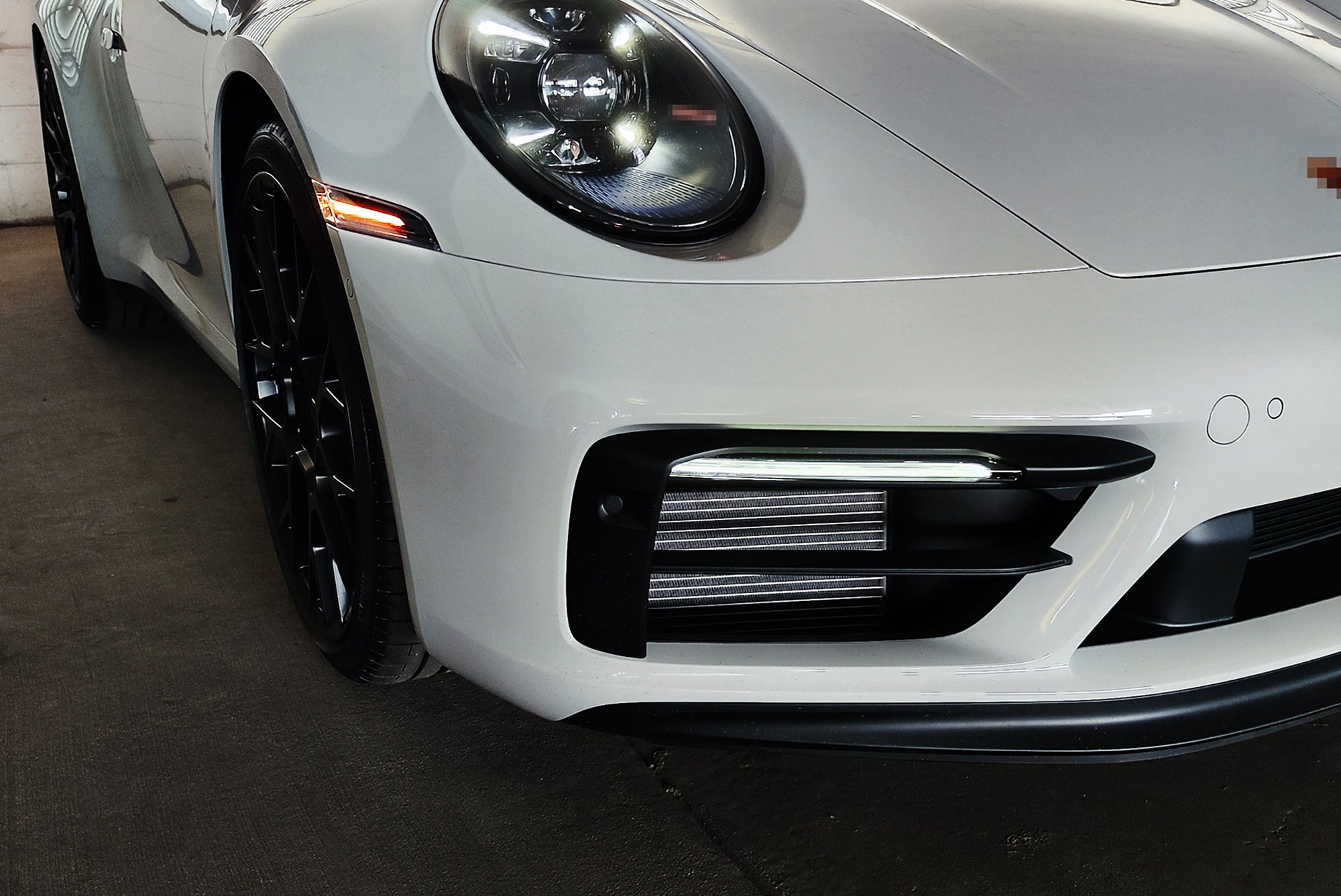 Clear Lens Black Interior Sequential LED Side Markers for Porsche Taycan - Enhanced Visibility & Style for Night Driving & Car Shows
