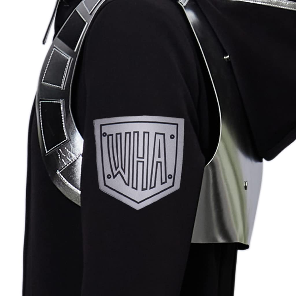 iSHOWcos My Hero Academia World Heroes Mission Cosplay Costume - Black Winter Battle Suit for Anime Conventions & Halloween Cosplay