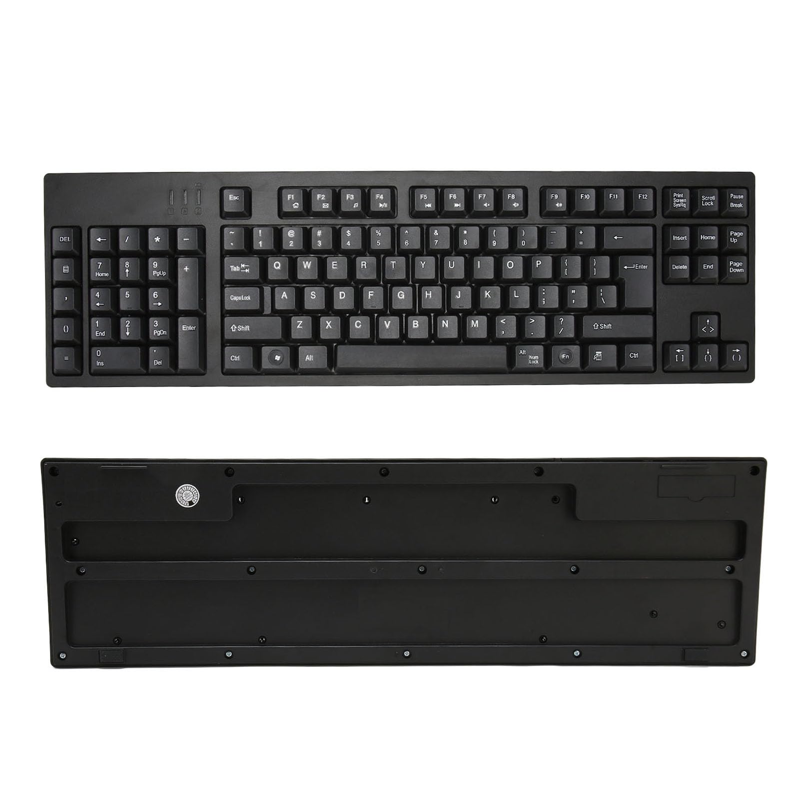 Left-Handed Ergonomic Keyboard - 109 Keys USB Wired Computer Keyboard for Office, Business, Accounting & Design | Plug & Play | Comfortable Typing for Left-Handed Users | Perfect for Long Work Hours & Gaming Sessions