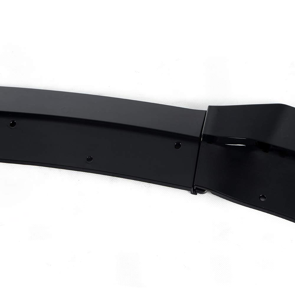 Gloss Black CHEDA Front Bumper Lip Splitter Protector for 2015-2020 Dodge Charger SRT V2 Style 4-Door - 4PCS Set | Aggressive Styling & Enhanced Protection for Street Racing & Car Shows