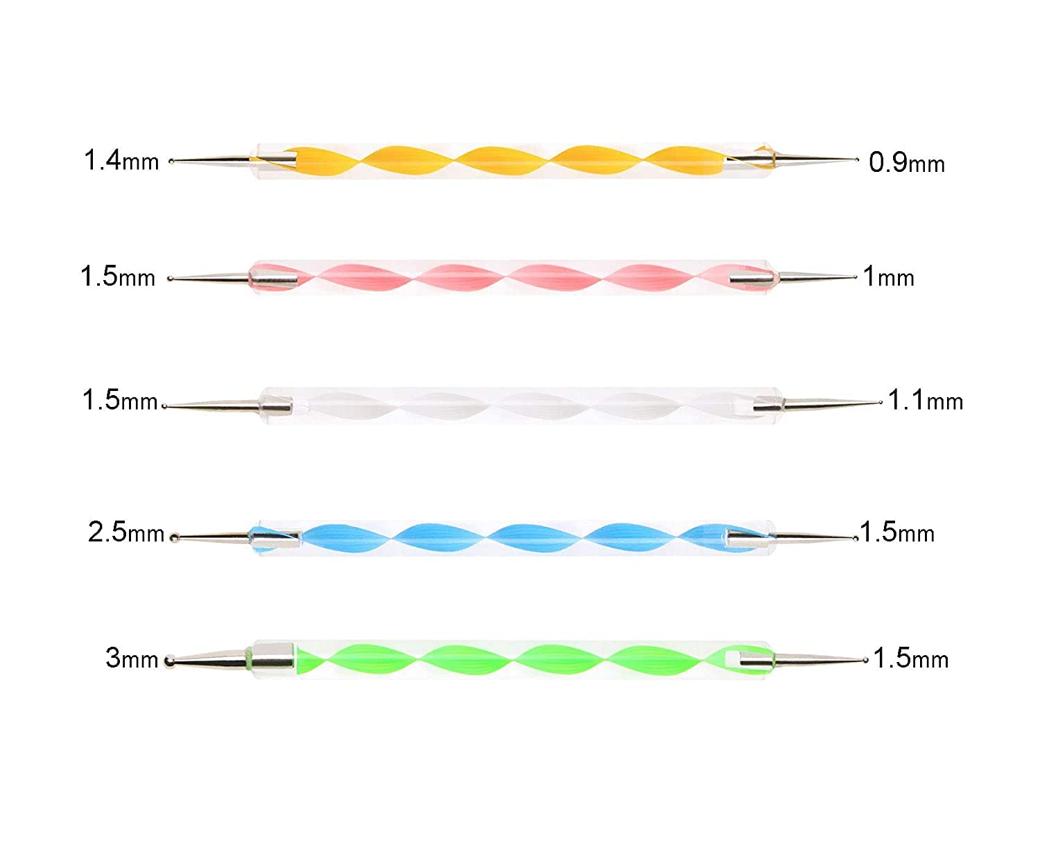 10Pcs Dotting Tools Set for Nail Art, Mandala & Rock Painting - Professional Embossing Stylus Kit for DIY Crafts, Perfect for Beginners and Artists (Great for Home Decor, Gift Making & Relaxation Therapy)