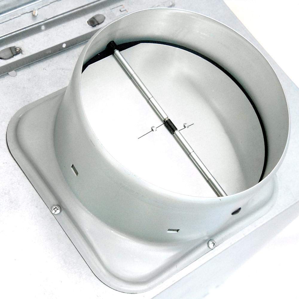 Air King White 150 CFM Single Speed Humidity Sensing 0.6 Sone Ceiling Exhaust Bath Fan with LED Light - Energy Star Certified EVLDH - Perfect for Bathrooms, Laundry Rooms & Kitchens
