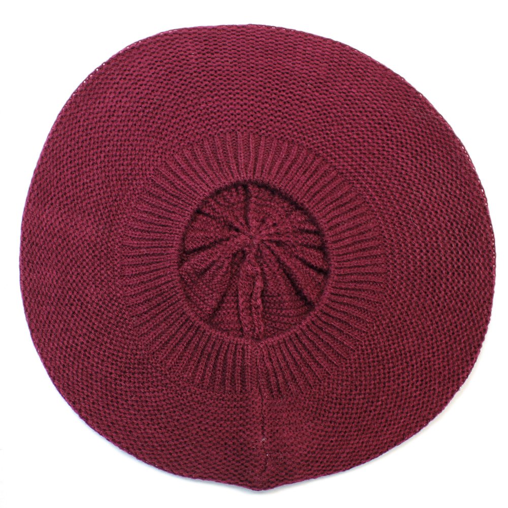 JTL Women's Fashion Beret Beanie Hat - Lightweight Knit Solid Color Winter Cap for Casual Outfits & Cold Weather