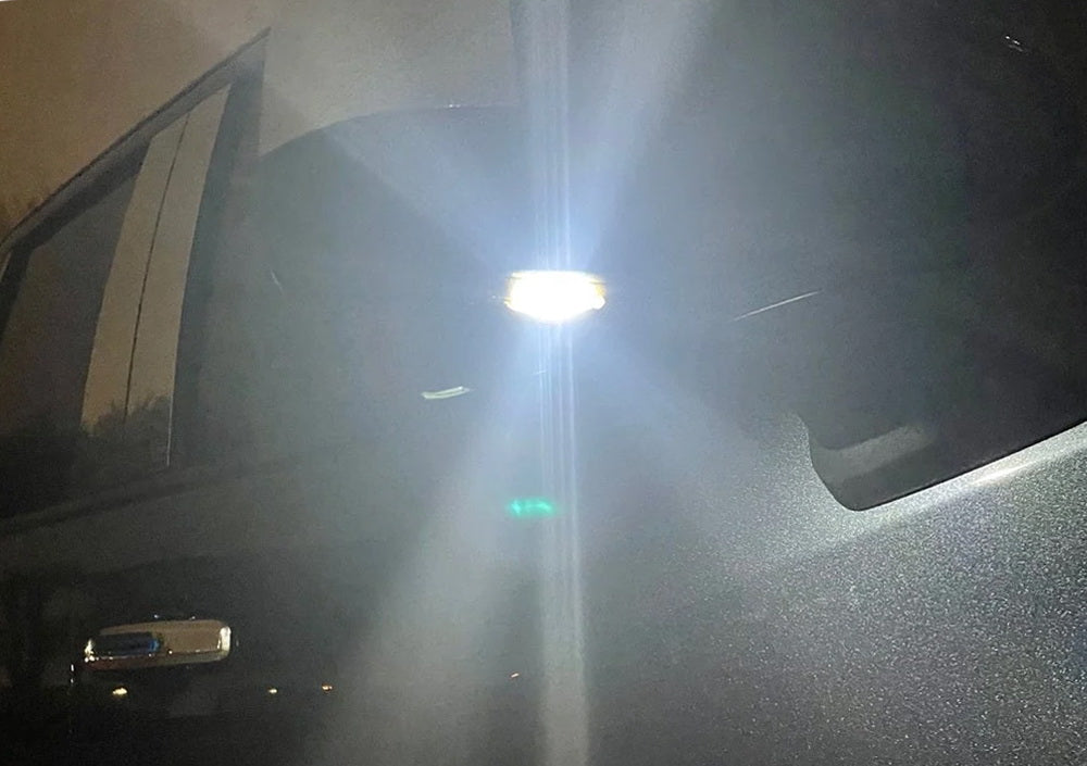 18 SMD Full LED Under Mirror Puddle Lights for Chevy Silverado Suburban & Sierra - Waterproof Door Step Lights for Nighttime Safety and Style