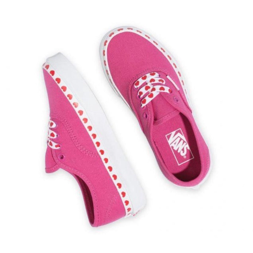 Authentic Vans Fuschia Purple Heart Foxing Sneakers - Stylish & Comfortable for Casual Wear, Skateboarding & Street Fashion