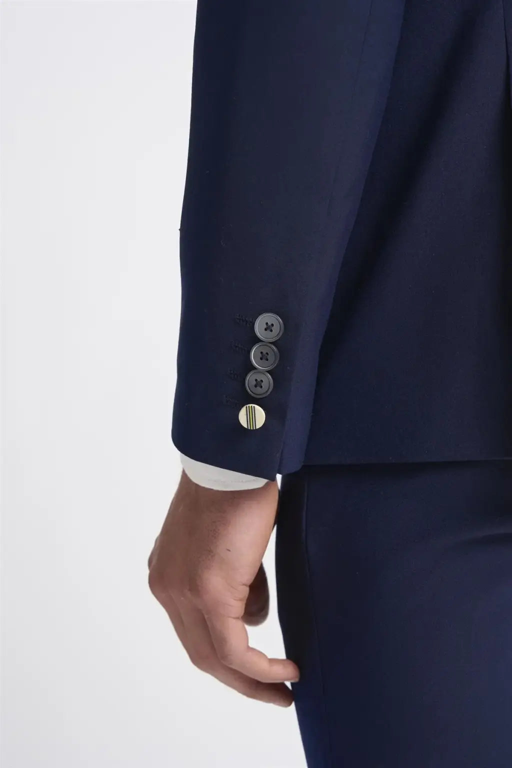 Premium Cavani Victorious Double Breasted Navy Blazer for Men - Formal Business Suit Jacket for Office, Weddings & Special Events