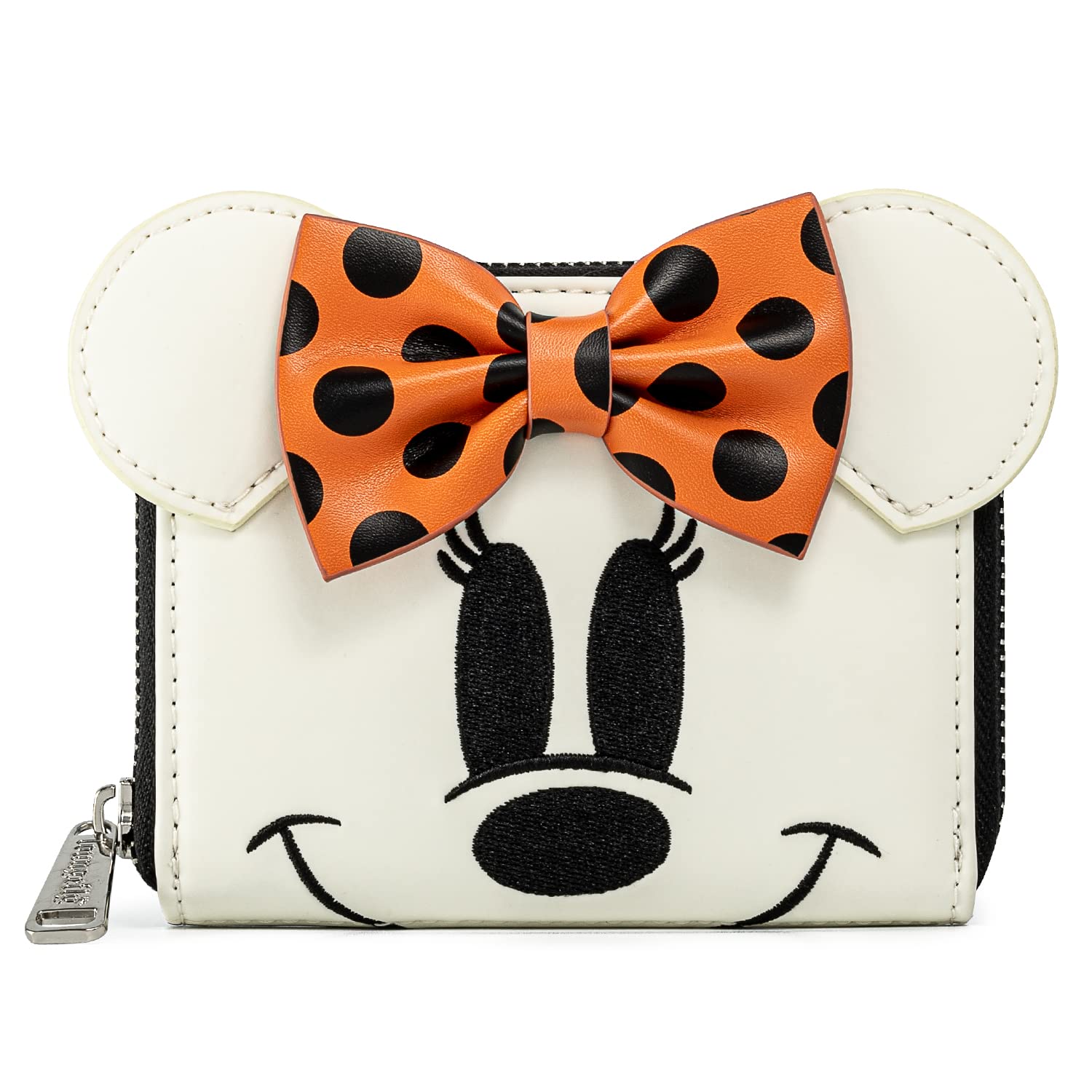 Loungefly Disney Ghost Minnie Glow in the Dark Wallet - Cute Collectible Crossbody Bag for Halloween, Cosplay, and Disney Fans