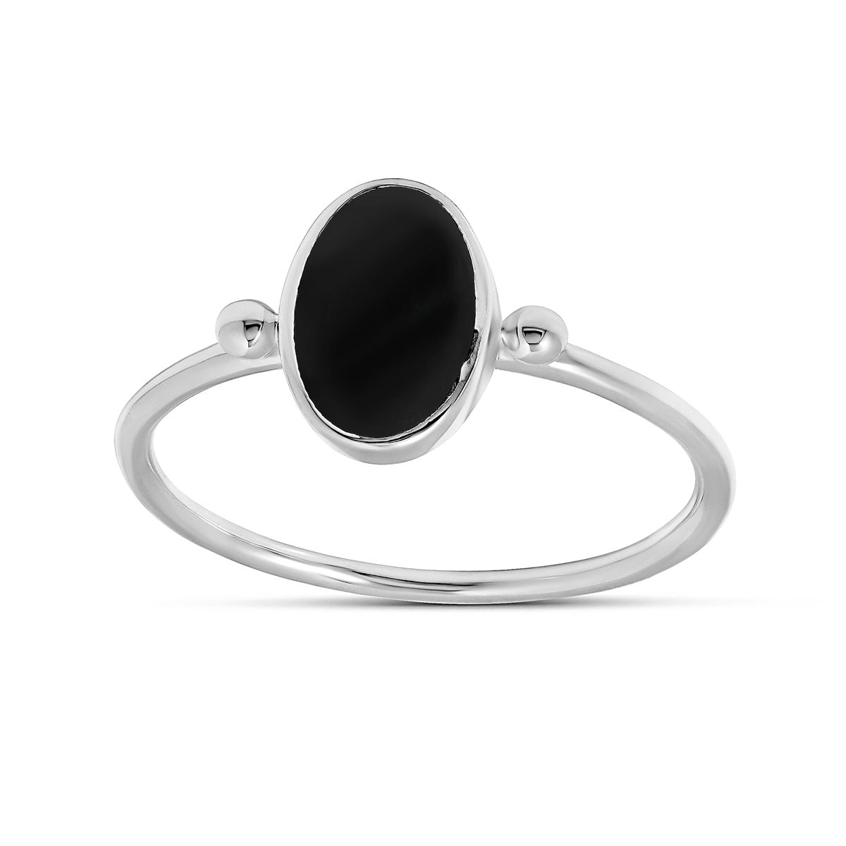 Stylish The Lovers Onyx Ring - Elegant Black Onyx Couple Ring for Men & Women - Perfect Gift for Anniversaries, Weddings & Romantic Occasions