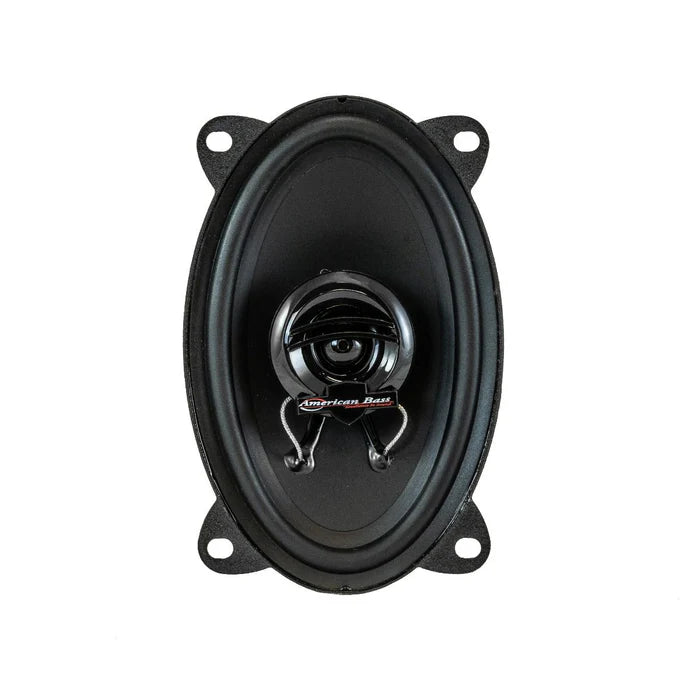 American Bass Symphony 4x6 Coaxial Car Speakers - 45 Watts RMS Power - Premium Sound for Trucks, SUVs & Boats - Perfect for Upgrading Your Vehicle Audio System