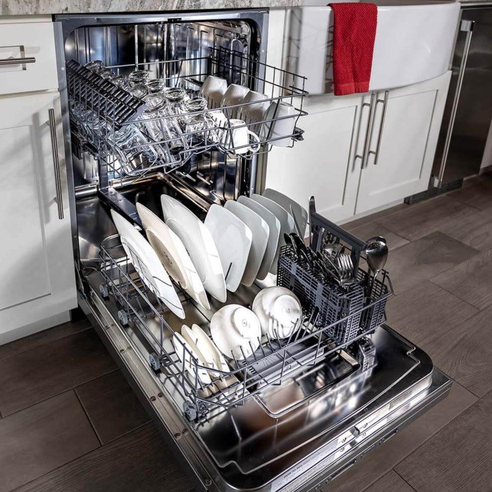 BREDA 24 Inch Panel Ready Tall Tub Dishwasher - Stainless Steel Interior, Energy Star Certified (Model LUDWT30150) for Modern Kitchens and Open-Concept Homes