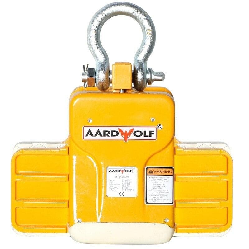 Aardwolf Slab Lifter 30 Type A Wide Jaw with Rollers - Heavy Duty Stone Lifting Tool for Granite, Marble, and Concrete Slabs - Perfect for Construction, Masonry, and Landscaping Projects