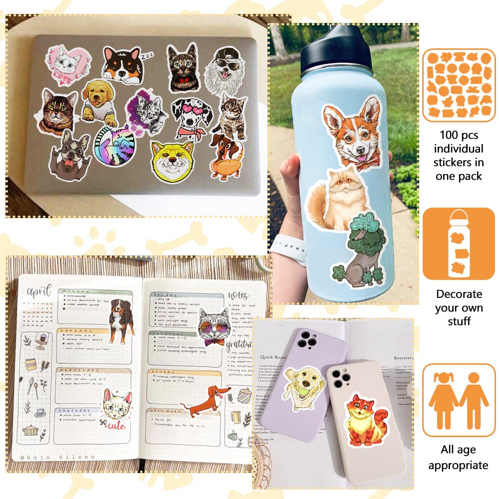 150Pcs Waterproof Vinyl Stickers for Kids, Pets & Laptops - Fun & Durable Decals