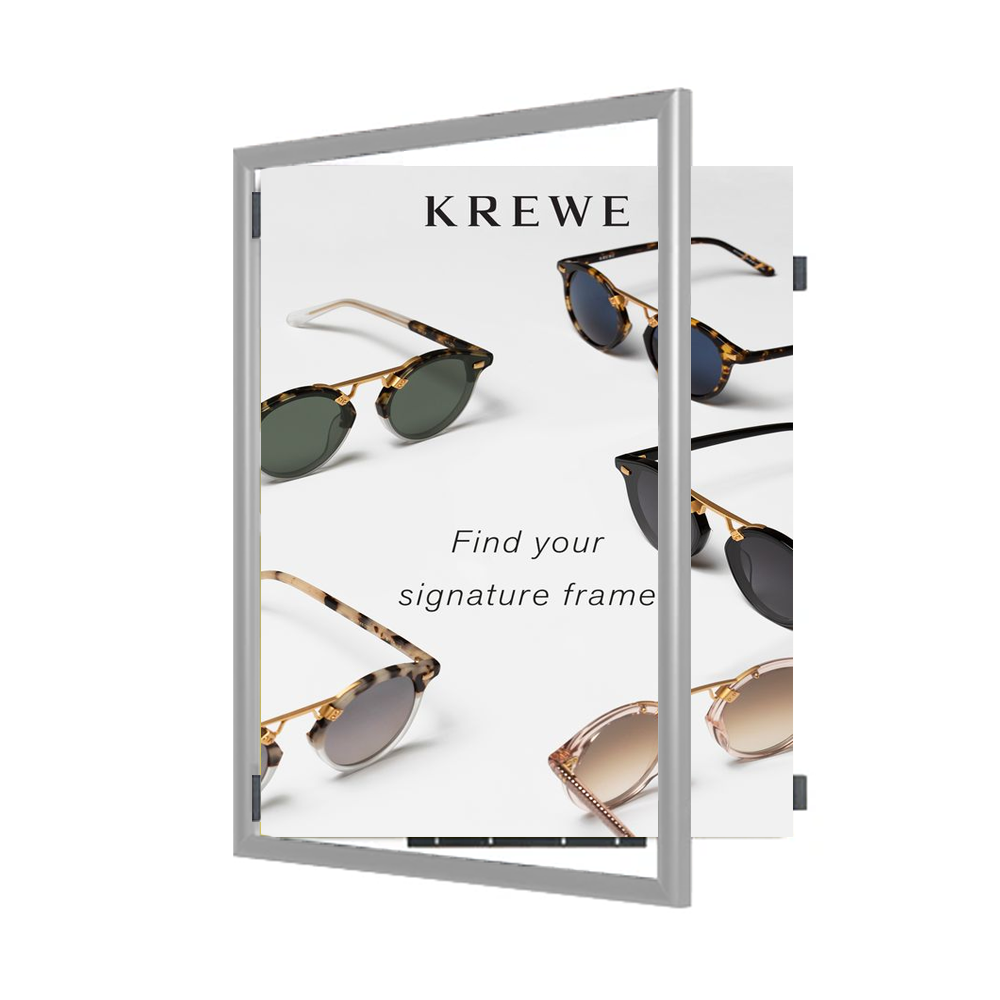 9x12 Poster Frame - SwingFrame Wide Face Display for Art, Photos & Posters - Perfect for Home Decor, Offices & Gallery Walls