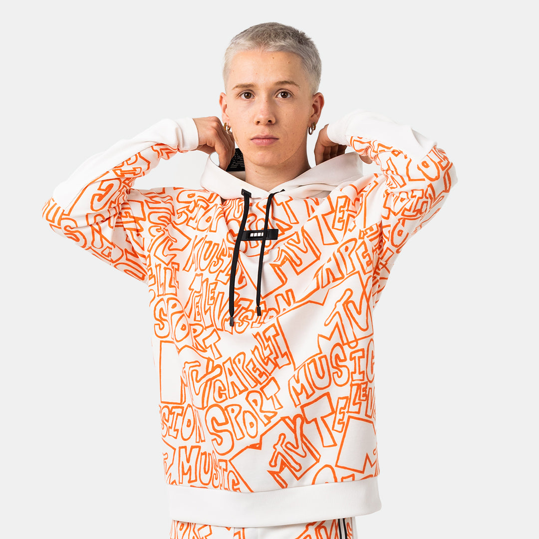MTV Men's Elevate Hoodie - Soft Fleece Pullover Sweatshirt for Casual Wear & Outdoor Activities | Gym, Running, Lounge