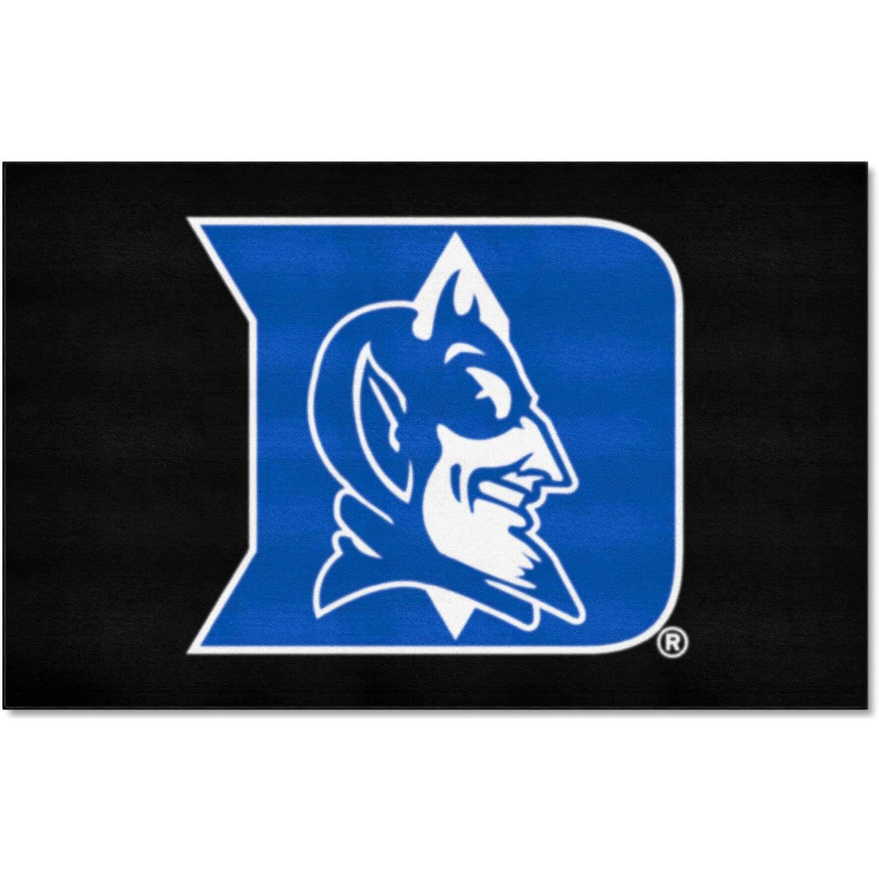 Duke University Blue Devils 5' x 8' Ulti-Mat Area Rug by Fan Mats – Durable Indoor/Outdoor College Team Fan Rug for Game Room, Dorm, or Living Room Decor