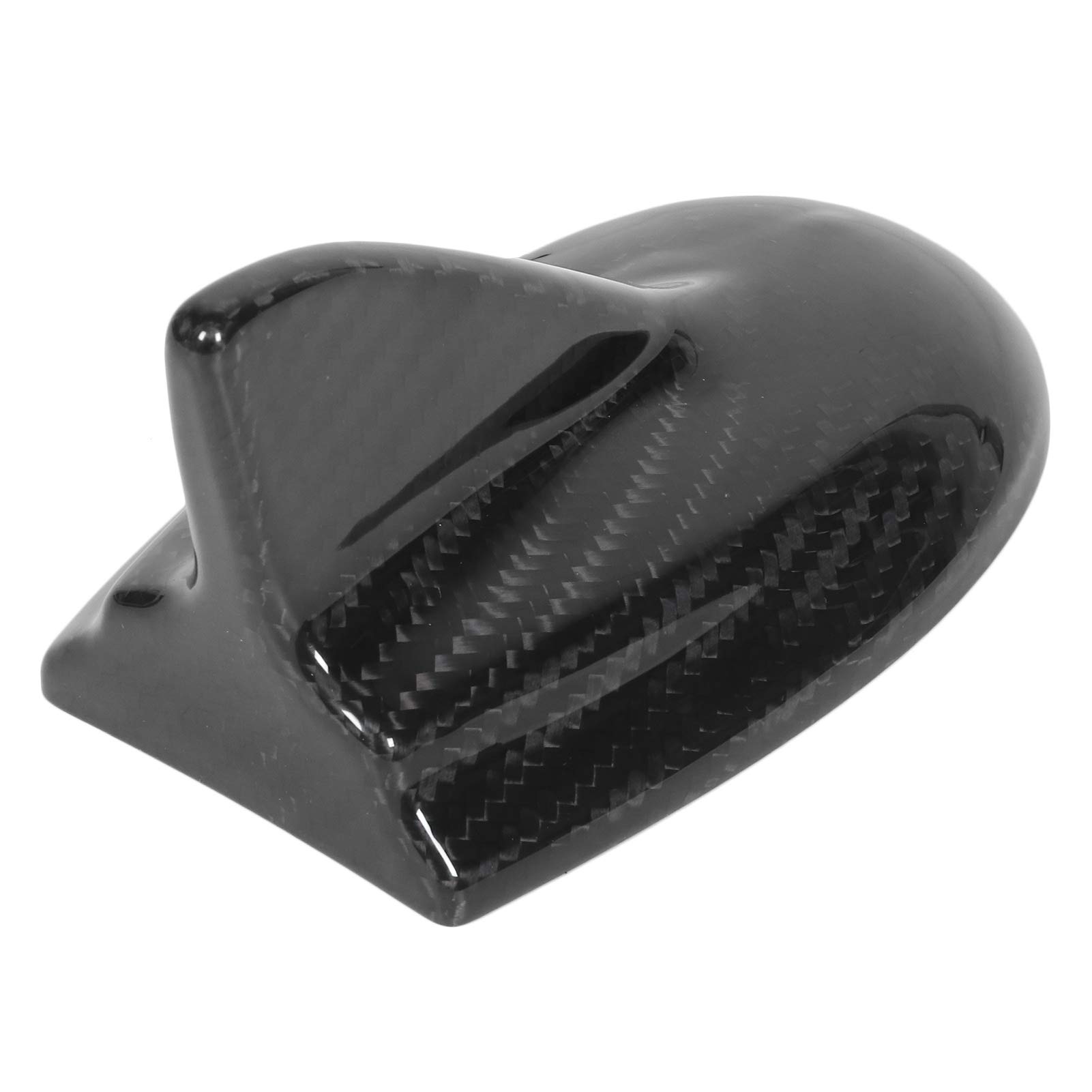 Carbon Fiber Shark Fin Antenna Cover - Universal Fit for 2015+ Cars - Durable Auto Roof Decoration & Replacement Accessory (Perfect for Sedans, SUVs & Trucks)