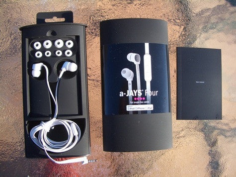 JAYS Four Premium In-Ear Headphones with High-Fidelity Sound - Perfect for Running, Gym, and Commuting
