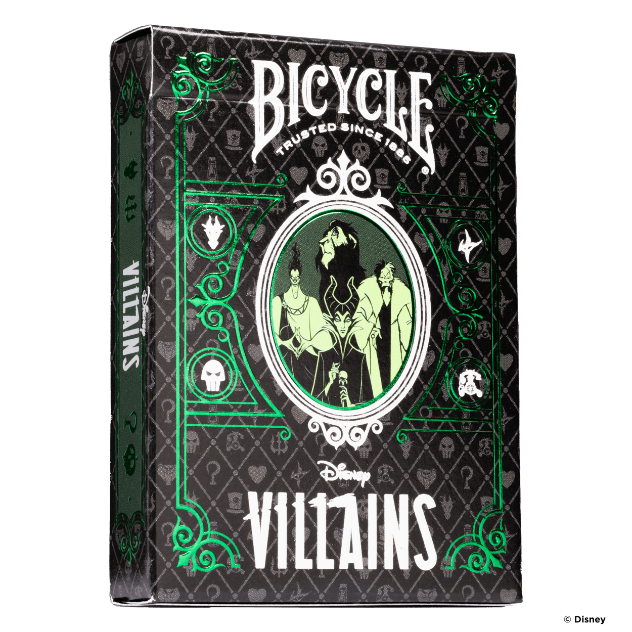 Disney Villains Themed Bicycle Playing Cards - Premium Quality for Magic Tricks, Poker Games, and Collectibles - Perfect for Parties, Gifts, and Card Game Enthusiasts