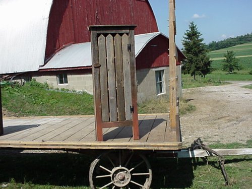 Large 4 Foot Tall Barnwood Cabinet with Picket Front - Rustic Farmhouse Storage for Kitchen, Bathroom or Entryway - Perfect Primitive Cabin Decor (Color May Vary)