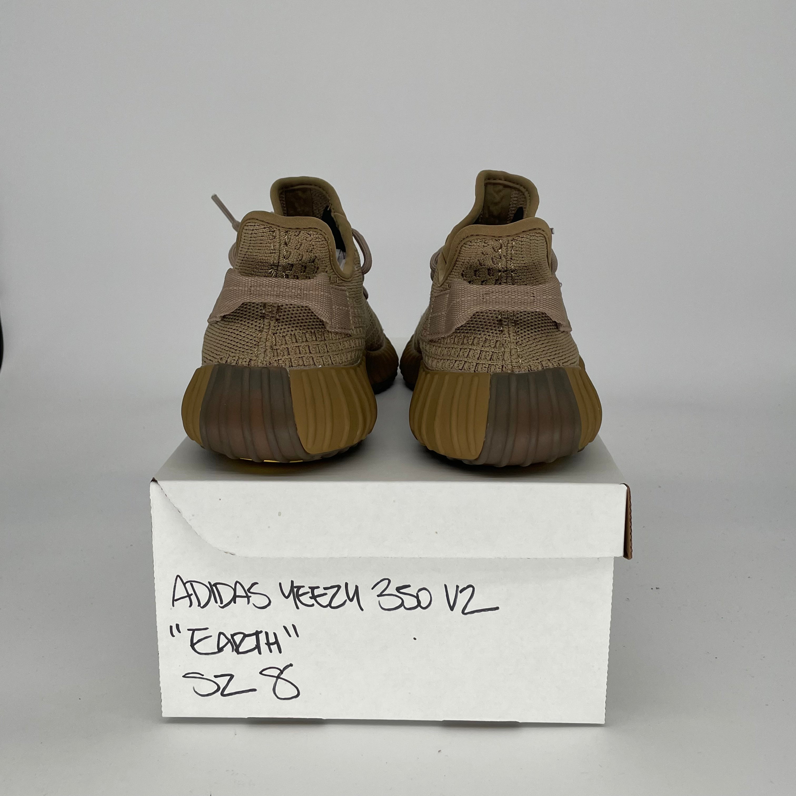 Adidas Yeezy Boost 350 V2 Earth Sneakers - Men's Size 8 / Women's Size 9.5 - FX9033 - Running, Casual & Streetwear Fashion Shoes