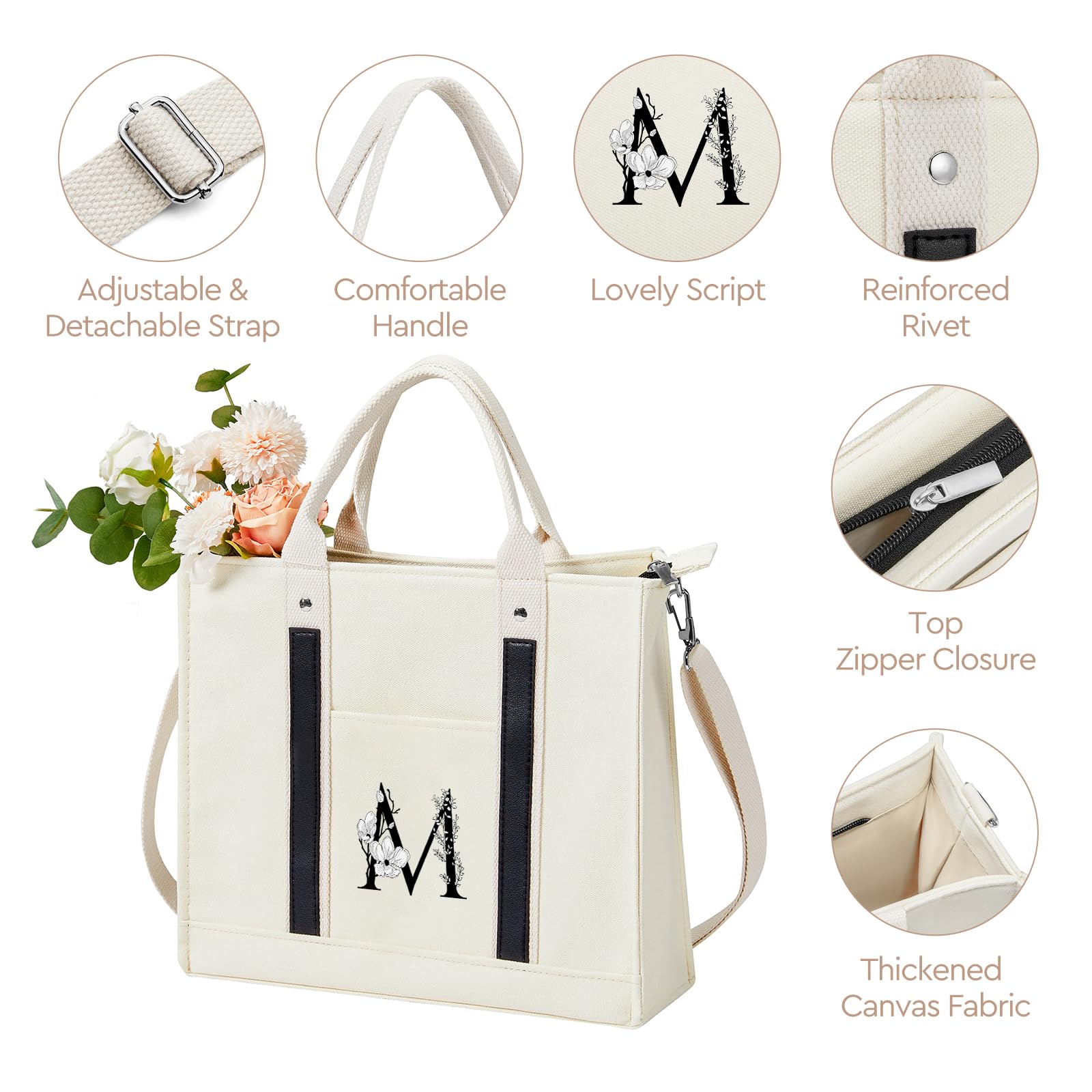 Stylish AW BRIDAL Canvas Tote Bag - Perfect for Weddings, Vacations & Beach Trips | Great Retirement & Birthday Gift for Women | Ideal for Shopping, Travel & Daily Use