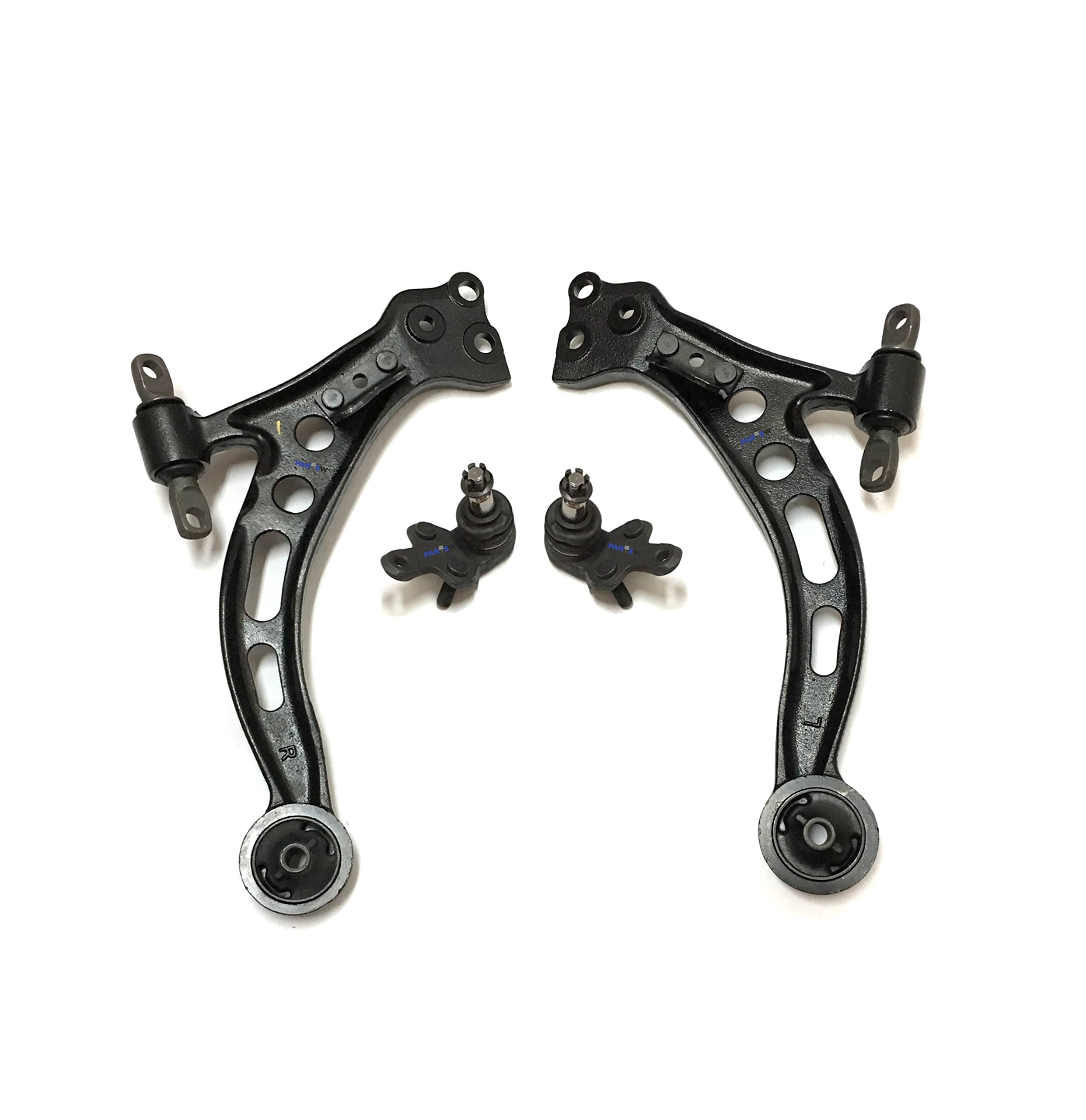 12-Piece Suspension Kit for Lexus ES300/Toyota Avalon/Toyota Camry - Front Lower Control Arms, Ball Joints, Sway Bar End Links, Rack & Pinion Bellows, Inner & Outer Tie Rod Ends - Perfect for Smooth Ride & Handling Replacement