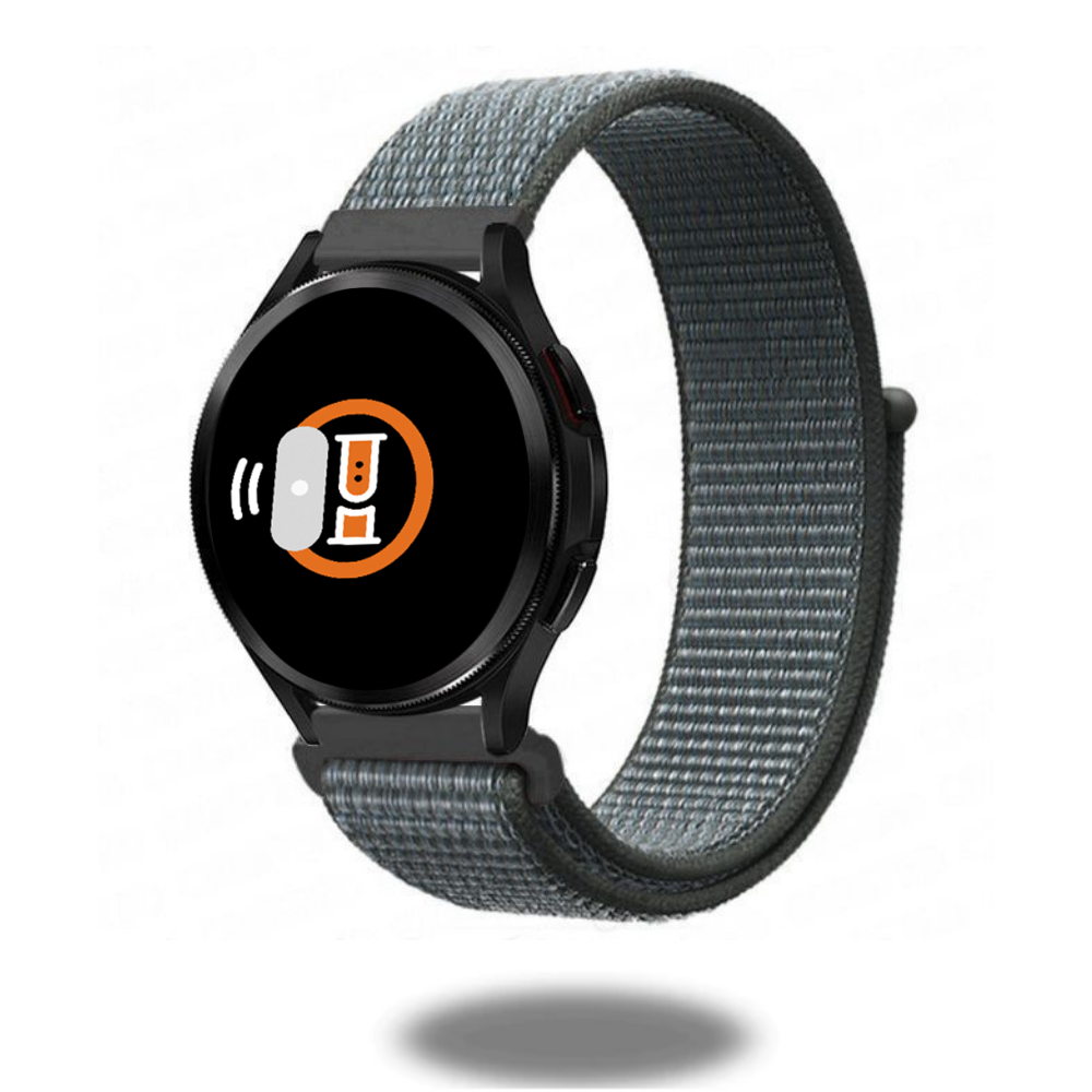 Durable Nylon Sport Loop Bands - 20mm & 22mm Adjustable Fitness Straps for Running, Yoga & Gym Workouts