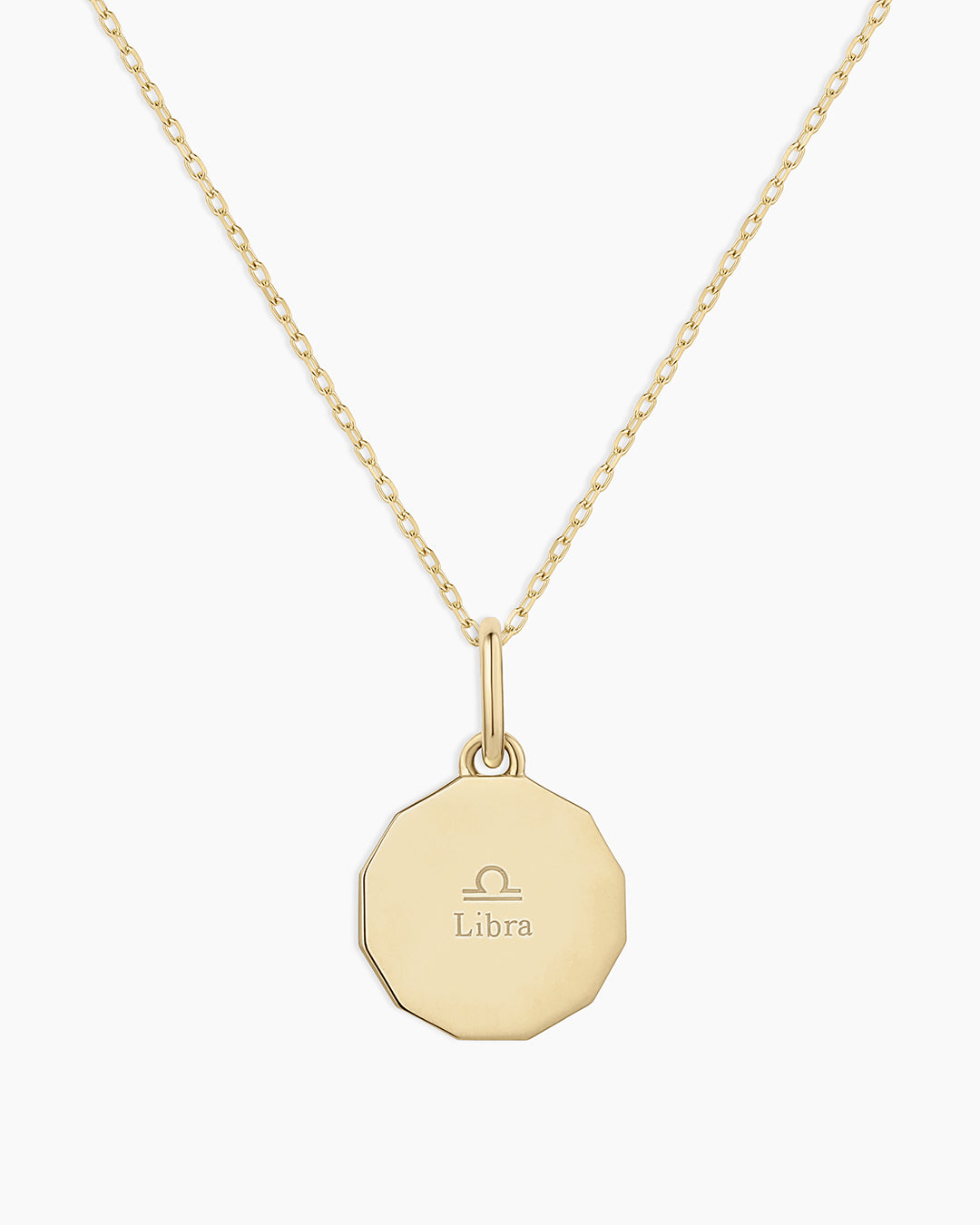 12 Zodiac Diamond Coin Charm Necklace - Elegant Gold Pendant for Women - Perfect for Birthdays, Anniversaries & Gifts