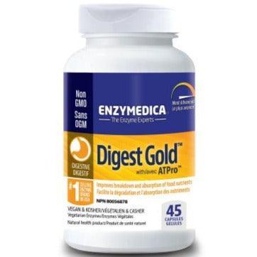 Enzymedica Digest Gold - 45 Capsules | High Potency Digestive Enzyme Supplement for Gut Health & Digestion Support | Ideal for Meals, Bloating & Food Intolerance Relief