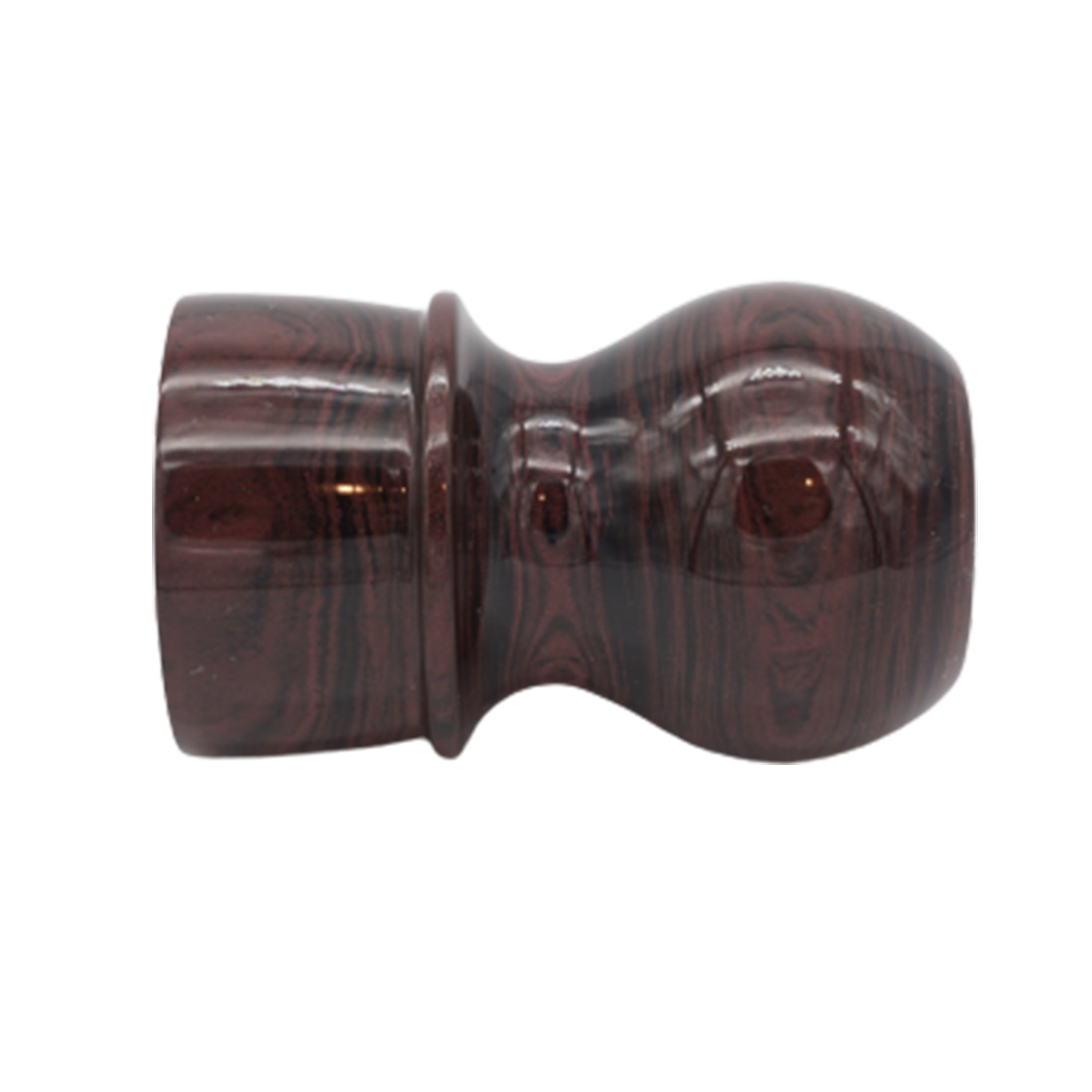 Premium Handcrafted Raspberry Ebonite Shaving Brush Handle - Fits 24mm & 26mm Knots - Perfect for Wet Shaving, Grooming Kits & Luxury Bathroom Accessories