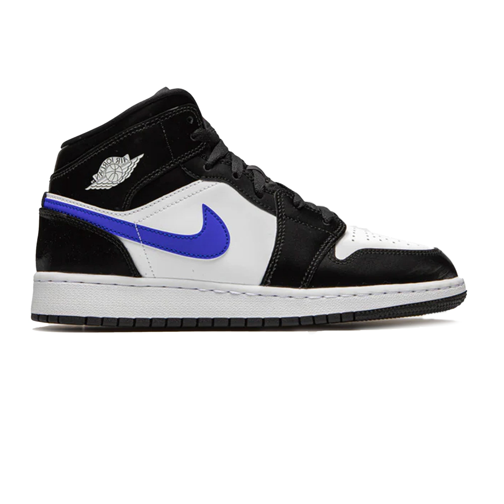 Air Jordan 1 Mid 'Racer Blue' GS Basketball Shoes - Stylish Sneakers for Women & Girls - Perfect for Casual Wear, Sports & Street Fashion
