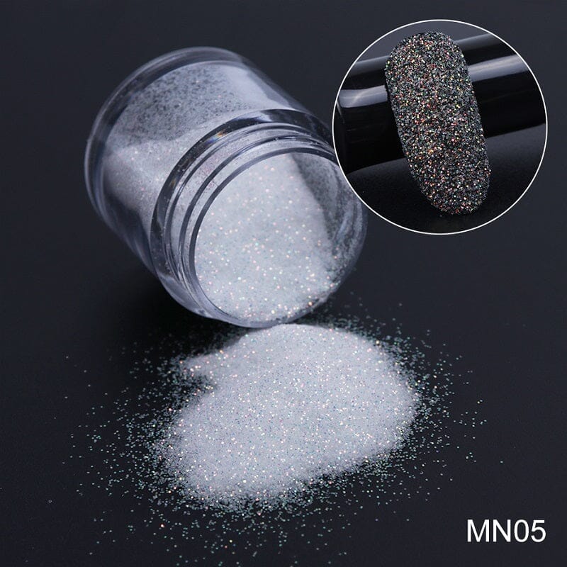 Glitter Powder for Crafts - Sugar Glitter Laser Dust for Nail Art, DIY Projects & Body Makeup - Perfect for Festival, Cosplay & Party Decorations
