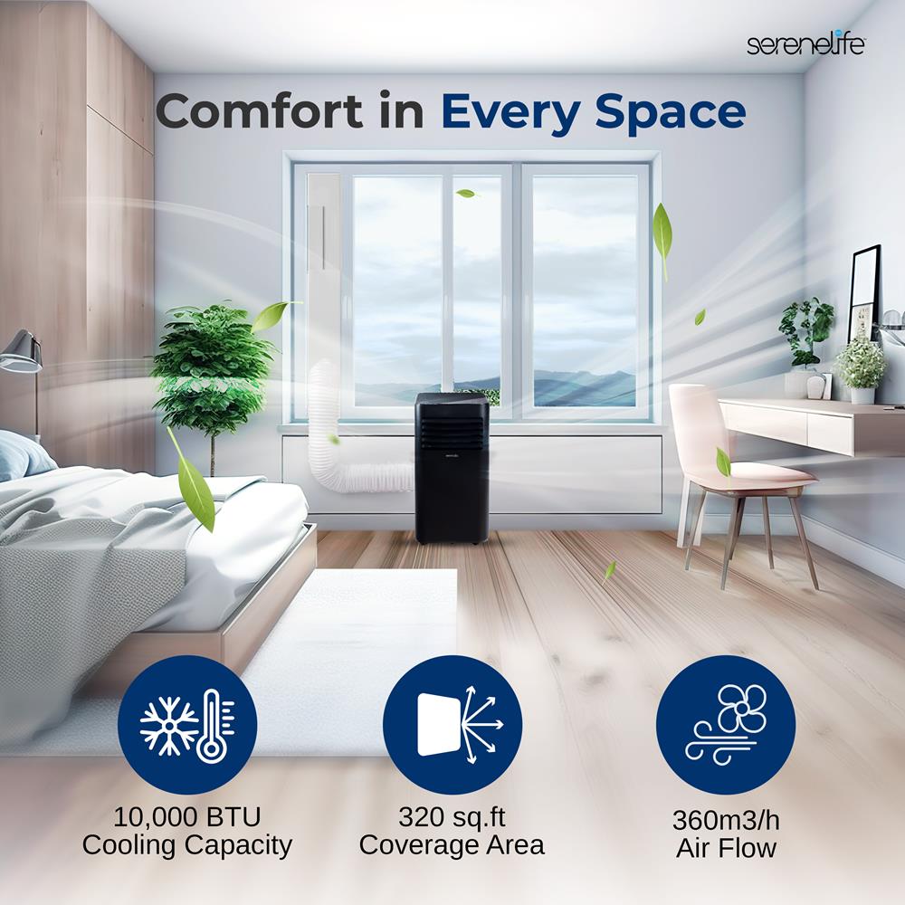 Best Portable Air Conditioner for Home & Office - Compact, Energy Efficient Cooling Unit with Remote Control - Perfect for Bedrooms, Living Rooms & Small Spaces