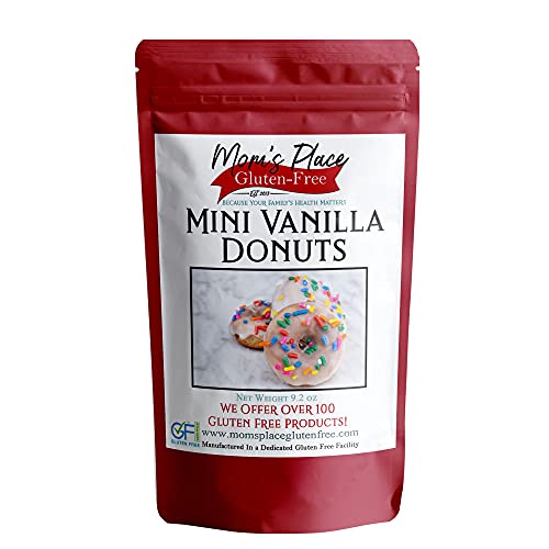 Gluten Free Mini Vanilla Donuts Mix - Easy Bake at Home, Perfect for Parties, Snacks & Keto Diet | Delicious Vegan & Allergy-Friendly Dessert