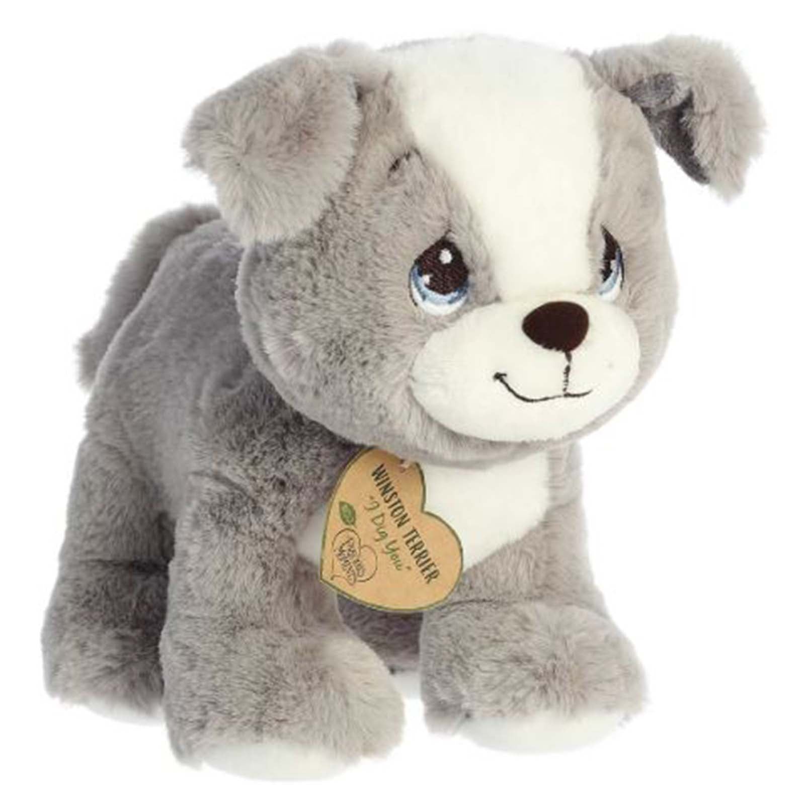 Aurora Winston Terrier 9 Inch Plush Stuffed Animal Toy - Soft Cuddly Dog Plushie for Kids, Collectors & Gift Giving | Perfect for Bedroom Decor, Nursery, Birthday Presents & Dog Lovers