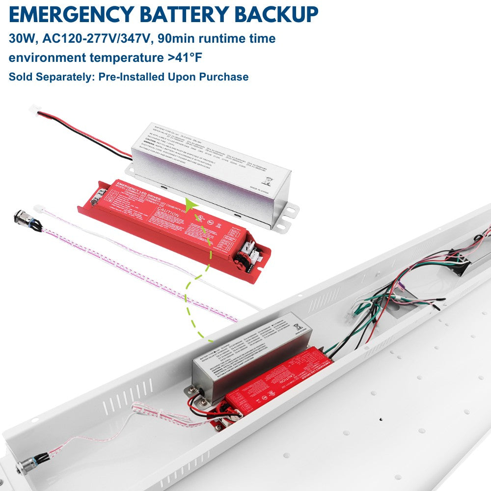ALTA LED High Bay Light 4FT – 225W/195W/175W – 37,600 Lumens – 5000K/4000K Selectable – 120-277V – 600W Equivalent – Perfect for Warehouses, Garages & Industrial Spaces