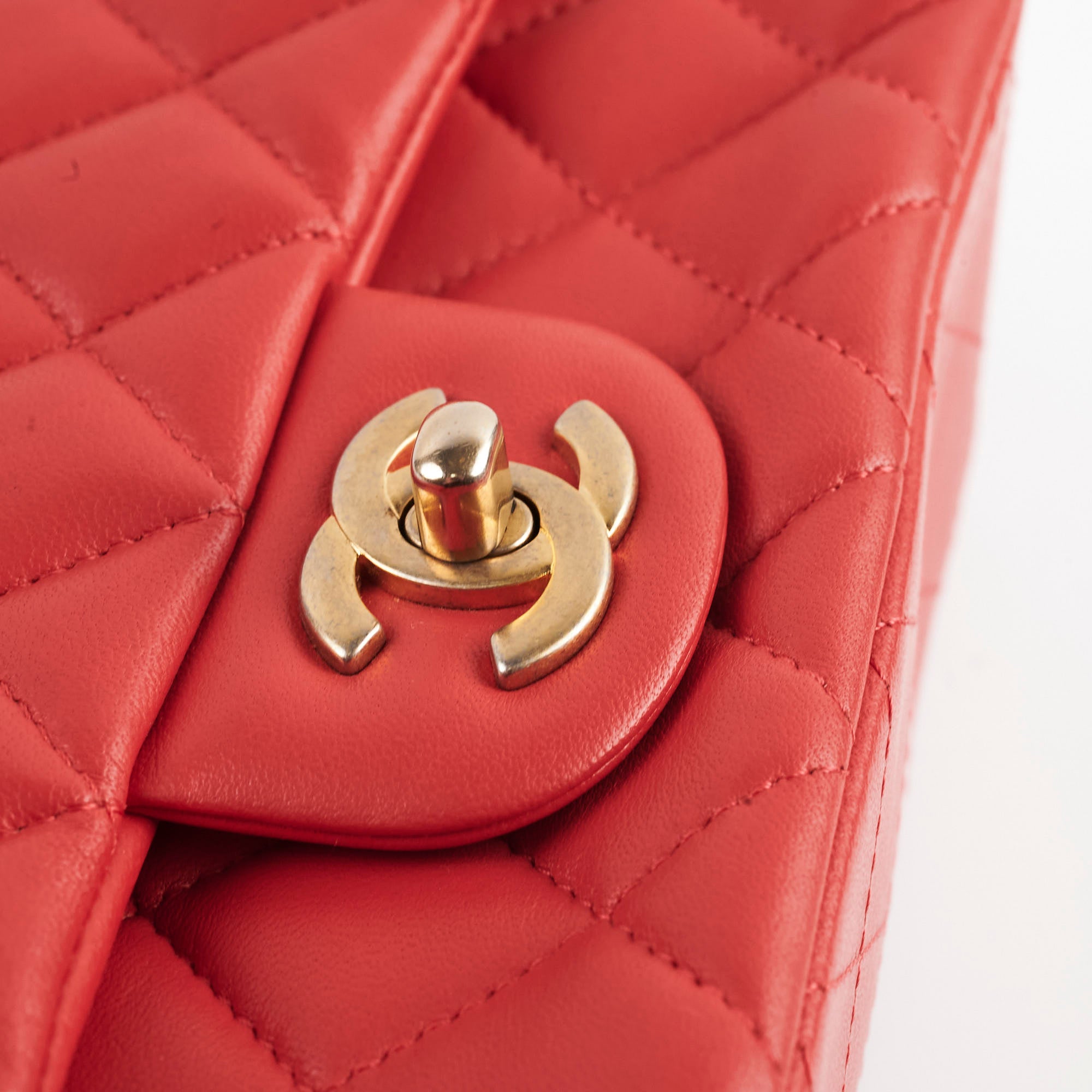 Chanel Mini Rectangular Coral Flap Bag - Luxury Designer Handbag for Women | Perfect for Parties, Dates & Special Occasions
